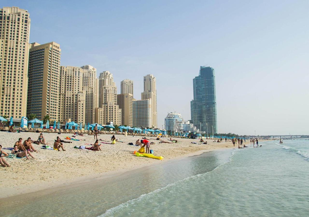 Walk To The Beach Or Enjoy The Amazing View From The Balcony Leilighet Dubai Eksteriør bilde